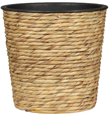 Scheurich Water Hyacinth 26 - Vaso da vimini in giacinto naturale, diametro 26 cm, altezza 24 cm, 19,3 l Vol.