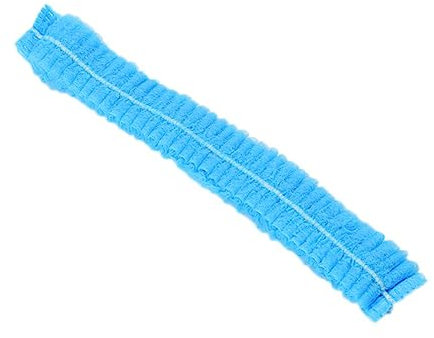 PartyKindom 20St Einweg-Haarnetzkappe Krankenschwester Hut Bouffant Scrub Cap Medizinische Haarnetzkappe kopfhauben Einweg-Duschhauben Kappen bilden Mesh-Kappe Kopfbedeckung Staubschutzkappe