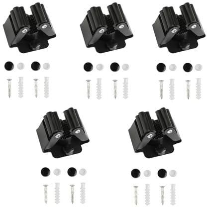 DOULEIN Besenhalterung Wand,5 Stück Wandhalterung Besen Halter Gerätehalter Edelstahl Gartengerätehalter für Zuhause Küche Bad Garage Garten