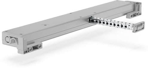 Elektrischer Fensteröffner LIWIN L35 Slim-230V | 400 mm einstellbarer Hub | 350N Zugkraft | Kipp- Klappfenster | Fensterschließer automatisch | Fensterantrieb linearantrieb Kettenantrieb (Grau)