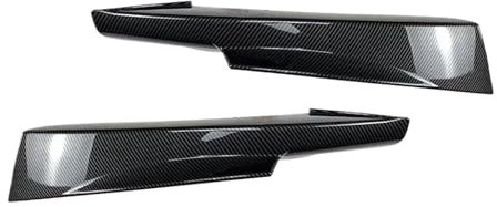 Frontspoiler Für B&MW 3 Serie E90 E91 Sport Für Pre-LCI 2009-2012 320i 330i Body Kits Auto Vordere Stoßstange Lip Spoiler Diffusor Splitter(Carbon Look A)