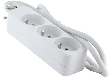 Bloc multiprise 3x16A - 1m - Blanc - Chacon