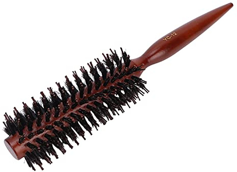 Brosse à Cheveux de Coiffage Rond avec Poignée de Queue Pointue pour l'utilisation du Salon - Curling Roule Brush pour le Séchage Cheveux et Démêler (Sergé)