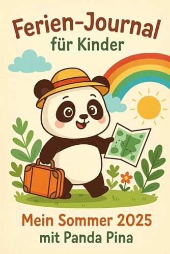 Ferien-Journal für Kinder. Mein Sommer 2025 mit Panda Pina: Fülle das Notizbuch mit täglichen Affirmationen und Malvorlagen aus. Ein ideales Geschenk ... dazu ermutigt, über ihre Gefühle zu schreiben