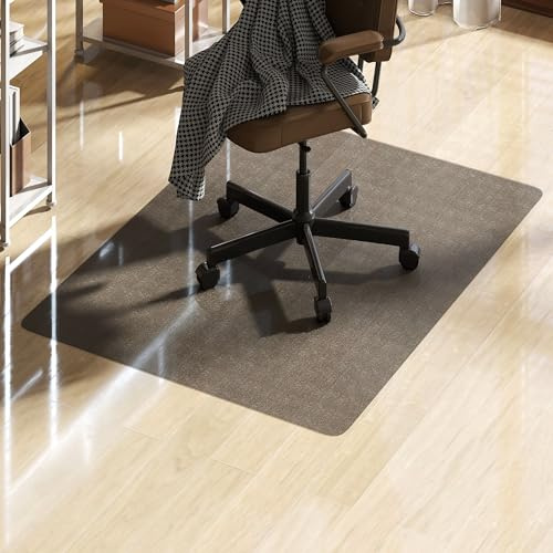 HOMCOM Alfombrilla Protectora para Suelos 90x120 cm Negro
