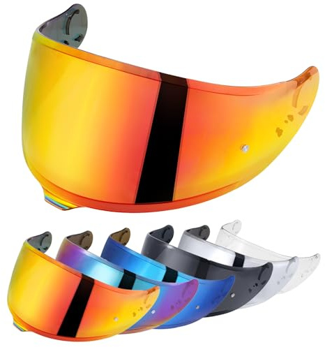VCOROS Visiere Casque Moto pour GT Air 3 CNS-1C | Visière de Casque Moto Protection UV Visage Complet Pare-Brise Remplacement de Visière pour Casque Accessoires de Casque