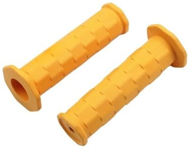 Universal 7/8 22mm Weiche Gummi Moto Lenker Braun Schwarz Motorrad Hand Grip Bar Gel Motorrad Grip Lenkergriffes Griffe
