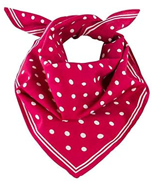 bb-Klostermann NICKITUCH/BANDANA 50x50cm 43004 pink gepunktet