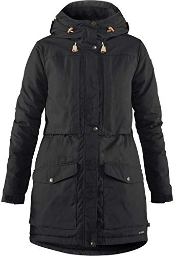 FJÄLLRÄVEN dam singi ull vadderad parkas W sportjacka, svart, S