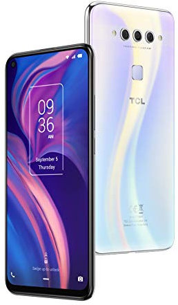 TCL PLEX – Smartphone de 6.53” (Octacore Snapdragon 675, RAM de 6GB, memoria interna de 128GB, ampliable micro SD, triple cámara trasera 48MP + 16MP + 2MP, cámara frontal 24MP) color blanco