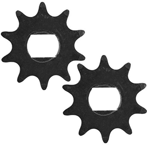 420 Tipo 2 pz. Pignone 10 Denti, Pignone Acciaio 12x17mm Foro Interno Accessori