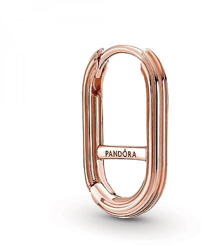 Pandora, Women’s Rose Gold Not a gem Me Earring, Rose Gold, 17mm - 289657C00