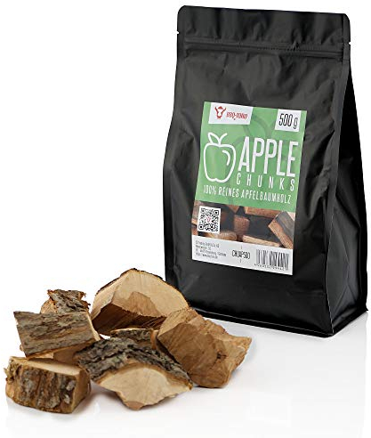 BBQ-TORO Smoker Chips al melo | Trucioli per affumicatura al Legno di melo, Trucioli per Grill a Gas, Smoker, BBQ (800.0)