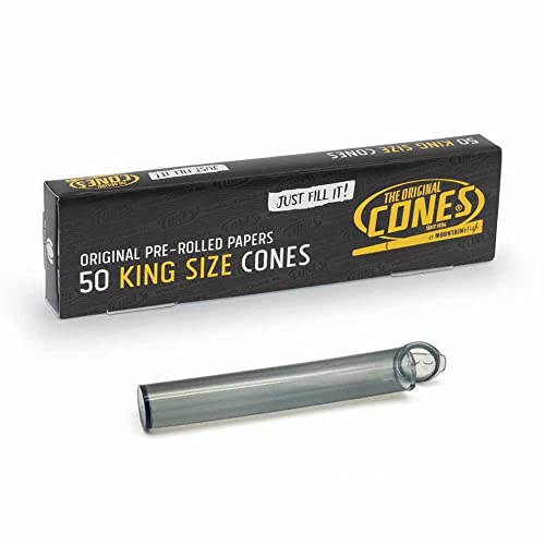50-300 Stück The Original Cones King Size 109mm vorgerollte konische Joint Hülsen + J-Tube (50)