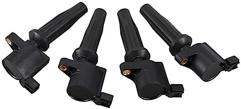 Toiumops Zündspule für Ford Escape Fiesta Focus Transit Connect, 4-teilige Zündspule 4M5G-12A366-BC