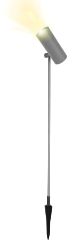 REV Gartenbeleuchtung - Wegeleuchte außen, 230lm, 3W, schwarz | Schwenkbar | Gehäuse IP65 aus Aluminium | Kabel 1,5m