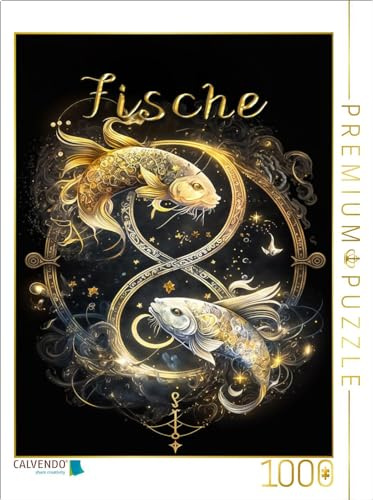 Puzzle · Fische 20. Februar - 20. März | 1000 Teile · Lege-Größe 64 × 48 cm · CALVENDO Puzzle