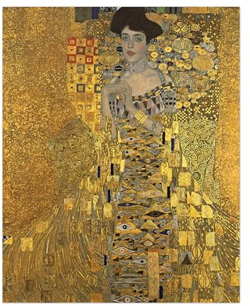 Pathos Studio Gustav Klimt - Porträt von Adele Bloch-Bauer I (Die Dame in Gold) (Giclée Kunstdruck) 21,1 x 29,7 cm [A4]