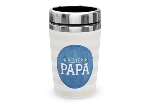 Thermobecher Isolierbecher Thermo Kaffeebecher To Go 240ml Thema Familie (Bester Papa)