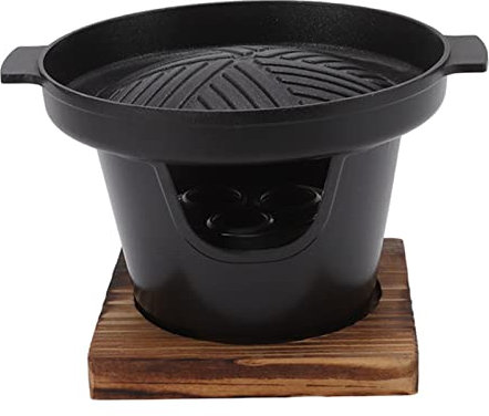 Portable Mini BBQ Grill, Smokeless Table Grill for Camping Picnic Home, Mini BBQ Grill Portable Smokeless for Charcoal, Charcoal, for Indoor and Outdoor Parties (HN-BBQ18A)