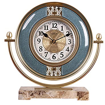 Vintage Kaminuhr Manteluhr, antike dekorative Tischuhr, Schreibtischuhr for französische Style Rustikales Design, Hausschmuck for Wohnzimmer, Schlafzimmer, Bett, Schreibtisch, Geschenkuhr ( Color : A