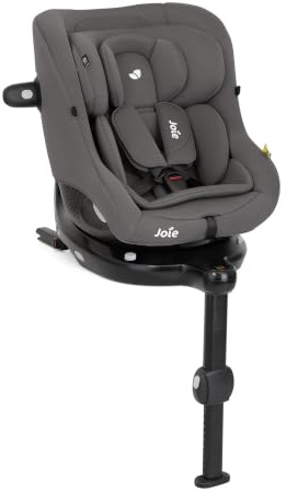 Joie i-Pivot™ 360 R129 Kindersitz, i-Size, ISOFIX, 360° drehbar, ADAC-geprüft – Geburt bis 4 Jahre (40–105 cm) (Thunder)