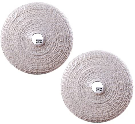 FELTECHELECTR Elastic Meat Netting Roll for Cooking 2 Rolls 5m 16-Hole Mesh Netting for Meat Roasting Kitchen String Net Bag for Ham Sausage and BBQ