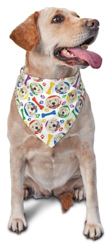 Hundehalstuch, Labrador Retriever Nr. 1004, Dreieck-Lätzchen, Hundetaschentuch, niedliches Hundezubehör, Hundehalstücher