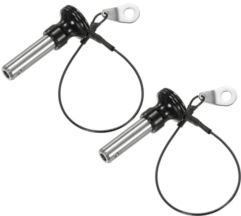 M METERXITY 2Pcs Perno A Sfere Bloccanti Diametro 10mm Lunghezza Utilizzo 25mm Perno A Sgancio Rapido Con Pulsante