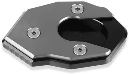 VQLDPX CNC-Verlängerungsplatte Für Motorrad-Seitenständer Für Kawasaki Z650 Z 650 Z650RS Z 650 RS 2017-2023, Vergrößerungspad Motorradständer Platte Verbreiterung(Titan)