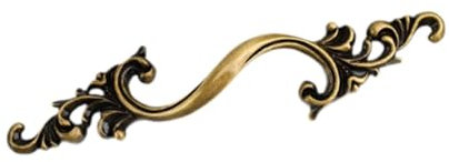 Colcolo Schrankgriff, antikes Design, Türknauf, Schubladenknauf, Schubladengriff, Messing, Möbelbeschläge für Kommode, Küche, Zuhause, Bronzefarben