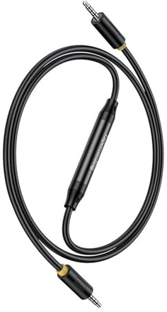 Qsvbeeqj 3 5 Mm Coppia Di Cavi Auditorici Linea Di Registrazione Durata Bidirezionale Per Cuffie E Compatibilità Telefono