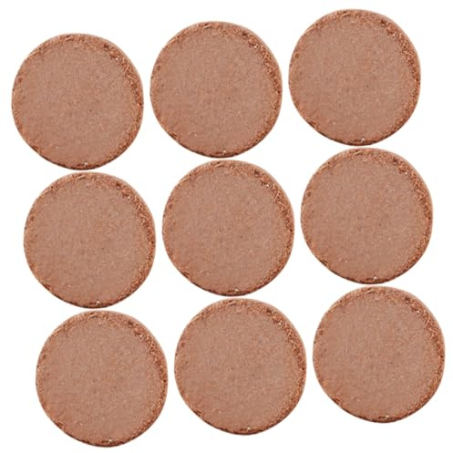 TOYANDONA Blocs de Fibre Végétale Compressée pour Pépinière 60 Pcs Terreau Nutritif en Fibre Naturelle Petit Format pour Semis et Bouturage en Jardin et Intérieur Haute Rétention d'eau