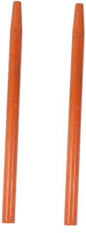 ROMISBABA 2piezas Mango De Madera Duro Reemplazo Para Azada Pala Mango Ergonómico De Madera Para Trabajos Agrícolas Al Aire Compatible Herramientas De Jardinería