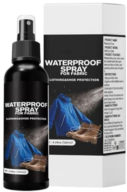 Spray imperméabilisant pour tissus 120 ml Liquide imperméabilisant portable pour vêtements, meubles et tissus d'ameublement Saison des pluies Chaussures Coupe-vent (1 pcs)