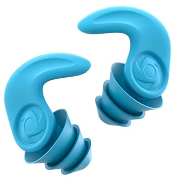Ohrstöpsel zum Schlafen Gegen Schnarchen & Lärm - Ohrstöpsel Schwimmen Rutschfester Sitz für Seitenschläfer, Schwimmen und Sport - Ideal für Reisen, Büro und Bewegung Blau