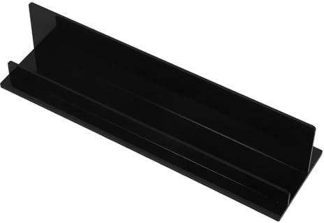 TOKIDNY Présentoir pour Disques Vinyles en Acrylique Transparent Support de Table Compact Bords Arrondis Rangement Pratique pour Albums Vinyles et Magazines pour Décoration Intérieure