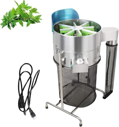 Tagliabordi Elettrico Da 60 W, Inclinabile 18 Pollici, Lame In Acciaio Inossidabile, Velocità Regolabile, Macchina Taglio Idroponica, Sacco Di Raccolta, Potatore Manuale