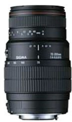 Sigma AF 70-300/4-5, 6 APO Macro Super obiettivamente per Sigma