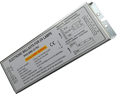 150 W lampe germicide électronique ballasts pour lampe UV Gho36t5l Gph436/846t5ho TUV Pl-l35/60who Tuv36t5ho, PH2–800–2/75u, Lot de 2 pcs