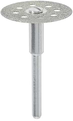 Dremel 545 Diamantscheibe | Inklusive Schneidrad und Dorn, ideal zum Schneiden von harten Materialien, kompatibel mit rotierenden Werkzeugen Dremel