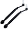 E-More Coffee Machine Brush Cleaner, Nylon Espresso Machine Brush Coffee Cleaning Tool with Spoon (Black)