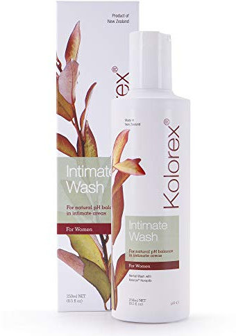 Kolorex Intimtvätt - Daglig ört och pH-balanserad feminim rengöring som innehåller Nya Zeelands ört Horopito, 250 ml