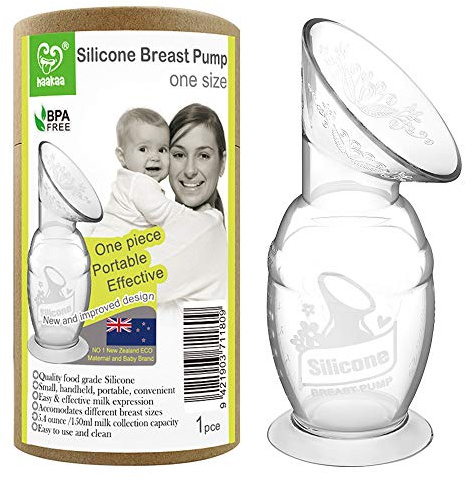 Haakaa Manuelle Milchpumpe mit Saugfuß (150 ml)