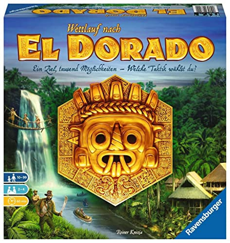 Ravensburger 26720, EL Dorado, Strategiespiel, Spiel für Erwachsene und Kinder von 10, 99 Jahren, Taktikspiel geeignet für 2-4 Spieler, Gelb