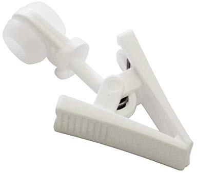 GARDINIA Rollringe für Vorhangschienen GE und P2Ü, Kunststoff, Weiß, 20 Stück