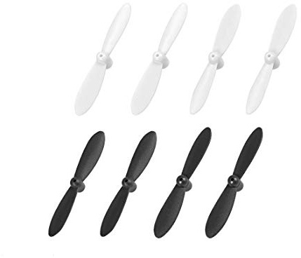 RC Mini CW CCW 2 Paletten Propeller nur für Cheerson CX-10 CX-10A Quadrocopter weiß schwarz 4 Sets