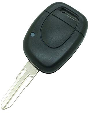 BROVACS Ersatz-Schlüsselgehäuse, kompatibel mit RENAULT Clio, Kangoo, Twingo, Master, 1-Tasten, schlüsselloser Zugang, Fernbedienungs-Schlüsselgehäuse Fob VAC102 Blade PG352C