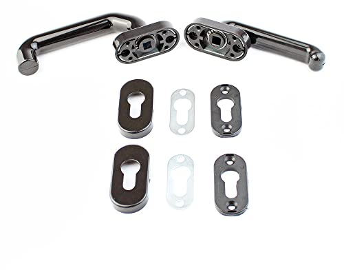 Hörmann Drückergarnitur (92) gkr/fl (ST) für Ersatzteile Türen / 3096798