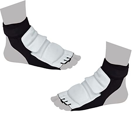 Taekwondo - Protezione per piedi Taekwondo per ridurre le forze d'impatto, confortevole, traspirante, antiscivolo, per allenamento (L 36-37)